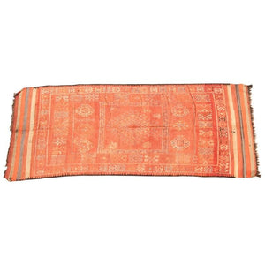 Vintage Moroccan Berber Tribal Wool Rug, 1960s, 6 x 11 Ft