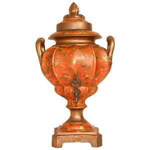 Porcelain Samovar, Tea or Coffee Urn Handmade in Italy