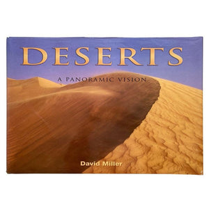 Deserts A Panoramic Vision by David Miller Large Hardcover Book