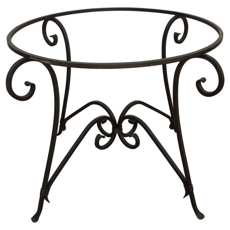 Spanish Wrought Iron Dining Table Base Indoor or Outdoor