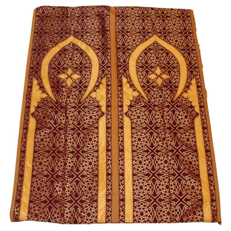 Moroccan Wall Hanging Hiti with Moorish Arches Red and Gold