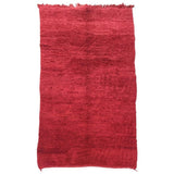 Vintage Red Tribal Moroccan Rug