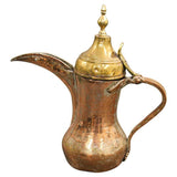 Middle Eastern Arabian Tinned Copper Dallah
