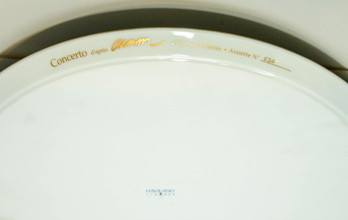 Concerto after Arman, Limited Edition, Plate Number 30 for Rosenthal