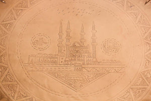 Moorish Turkish Copper Tray Table