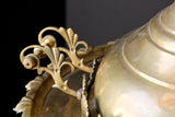 Antique Large Arabian Polished Brass Incense Burner Islamic Moorish Style 19th c