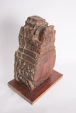 Wall Bracket Architectural Carved Wood Fragment from India