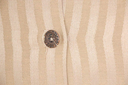 Moorish Style Decorative Throw Pillow by John Richard, Gold Silk, 1980
