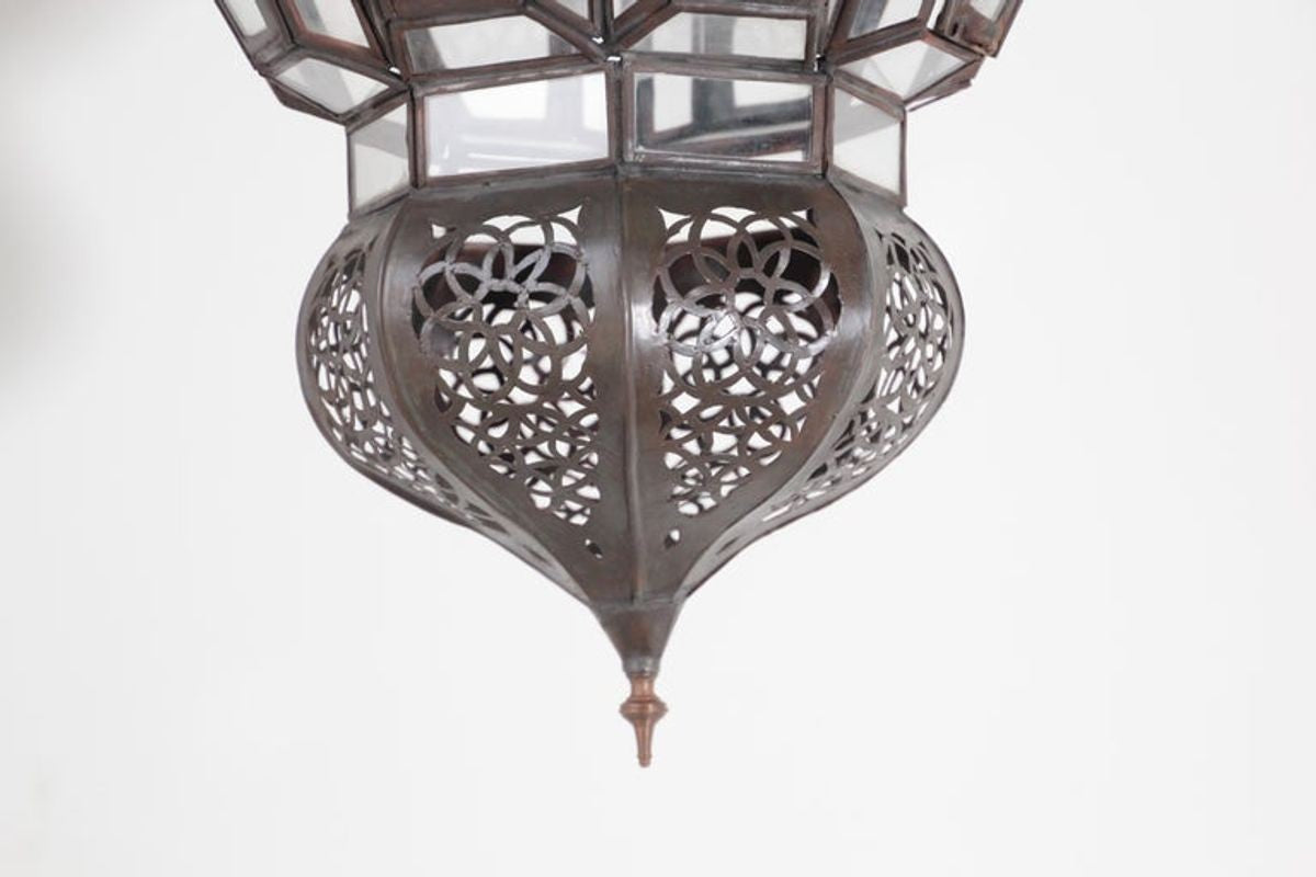 Moroccan Hanging Glass Lantern