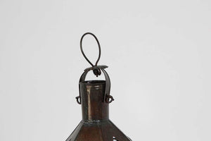 Handcrafted Large Moroccan Clear Glass Candle Lantern
