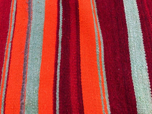 Moroccan Vintage Flat-Weave Kilim Rug North Africa