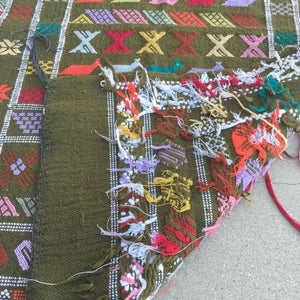 1980s Vintage Moroccan Berber Rug