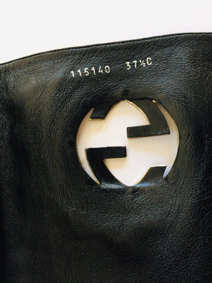 GUCCI by Tom Ford Black Leather Boots 1999