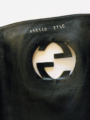 GUCCI by Tom Ford Black Leather Boots 1999