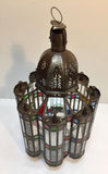 Mamounia Moorish Glass Lantern