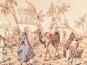 Large Tapestry with an 19th Century Orientalist Scene and Moorish Architecture