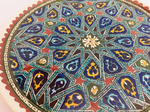 Hand Painted Ceramic Decorative Moorish Plate