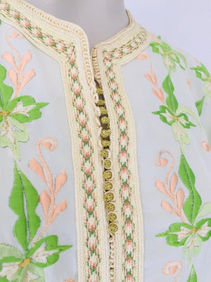 Moroccan Caftan Embroidered