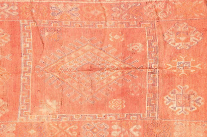 Vintage Moroccan Berber Tribal Wool Rug, 1960s, 6 x 11 Ft
