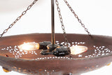 Handcrafted Moroccan Metal Chandelier with Moorish Design