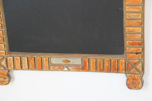 Large Moroccan Arched Moorish Mirror Inlaid
