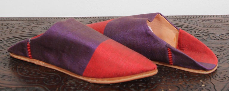 Moroccan Silk Slippers Marrakech Babouches