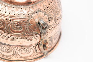 Rajasthani Mughal Decorative Copper Lidded Betel Spice Pandan Caddy Box