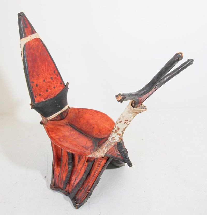 Tuareg Leather Camel Saddle from Niger Agadez Africa - E-mosaik