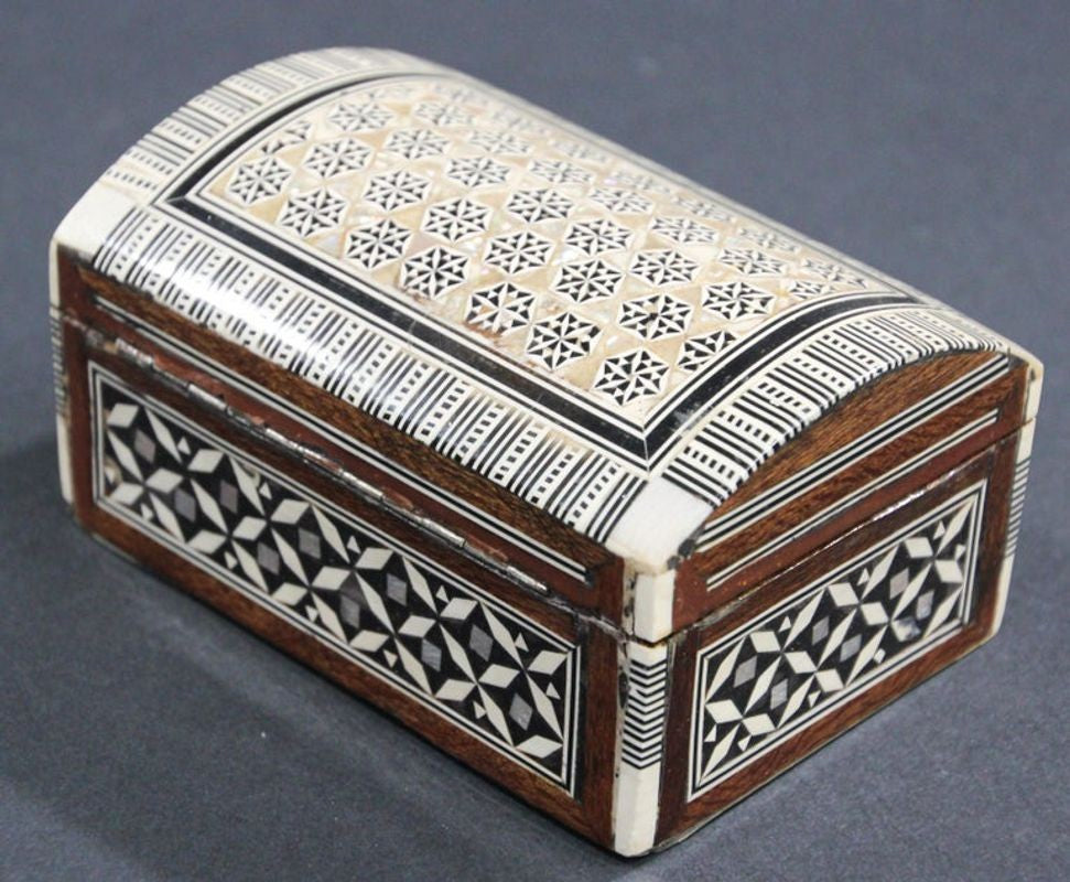 Middle Eastern Moorish Handcrafted Mosaic Decorative Box
