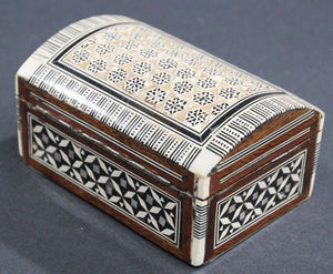 Middle Eastern Moorish Handcrafted Mosaic Decorative Box