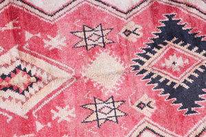 Vintage 1960s Moroccan Berber Rug