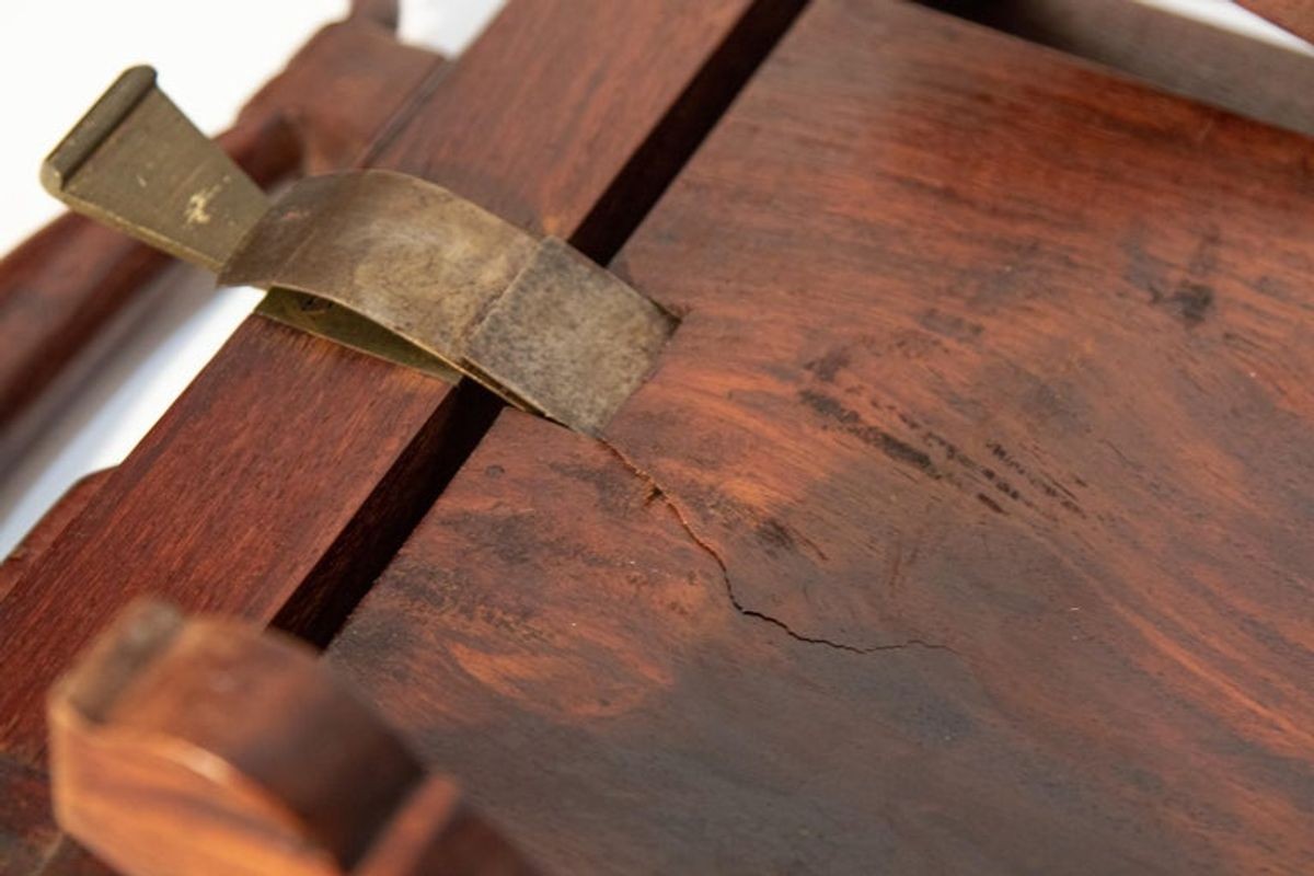 Vintage Anglo-Indian Inlaid Tray Table