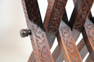Moorish Moroccan 19th Century Folding Chair Inlaid