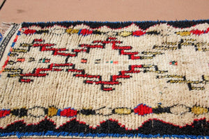 1960s Moroccan Vintage Tribal Rug from Azilal