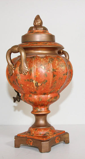 Porcelain Samovar, Tea or Coffee Urn Handmade in Italy