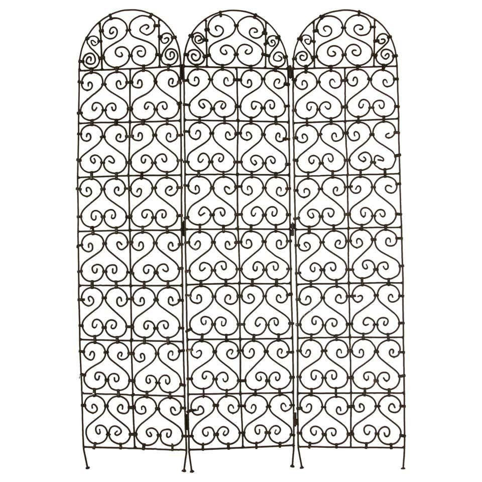 Hand Forged Iron Moorish Screen