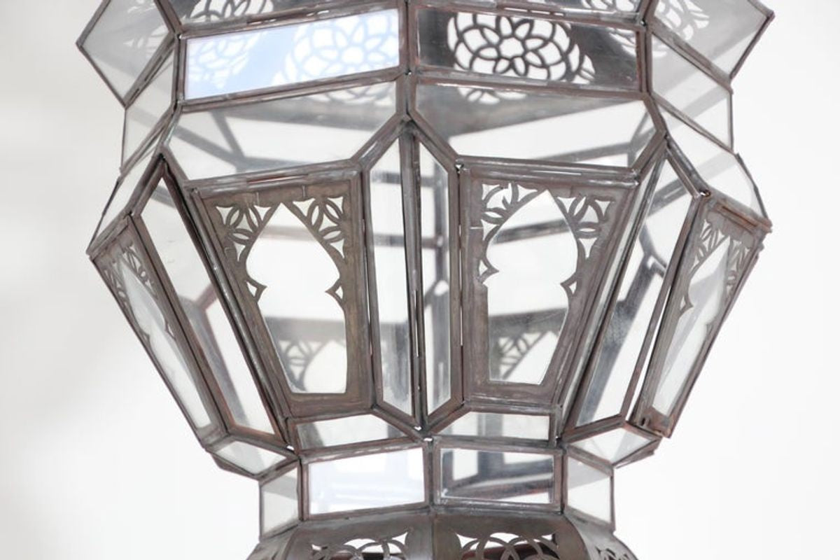 Moroccan Hanging Glass Lantern