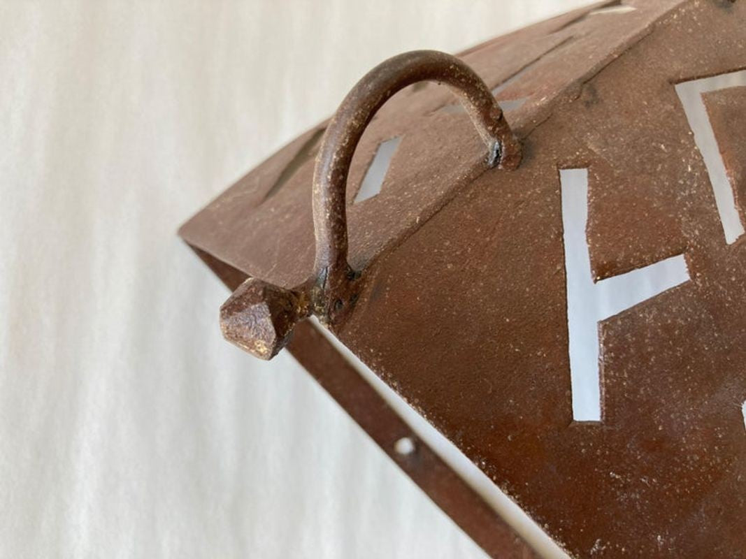 Moroccan African Art Metal Sconce