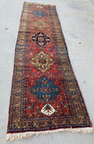 Hand Knotted Vintage Carpet Runner from Turkey
