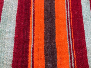 Moroccan Vintage Flat-Weave Kilim Rug North Africa