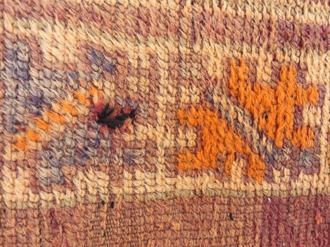 1940s Vintage Moroccan Berber Rug