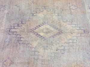 1960s Moroccan Vintage Berber Tribal Rug