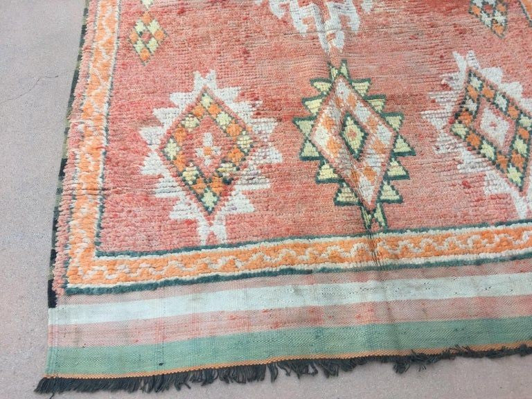 Moroccan Vintage Tribal Rug, circa 1960