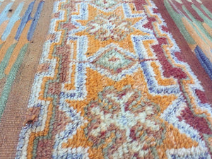 1960s Authentic Moroccan Vintage Tribal Rug