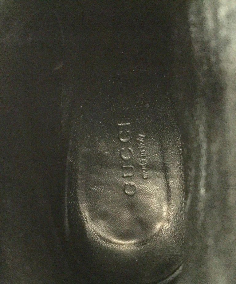 GUCCI by Tom Ford Black Leather Boots 1999
