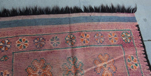 1960s Vintage Moroccan Berber Rug