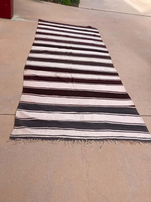 Moroccan Vintage Tribal Kilim Textile, circa 1960
