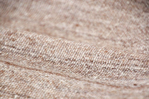 1960s Moroccan Vintage Flat-Weave Brown Tribal Organic Textile