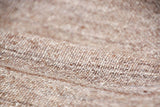 1960s Moroccan Vintage Flat-Weave Brown Tribal Organic Textile