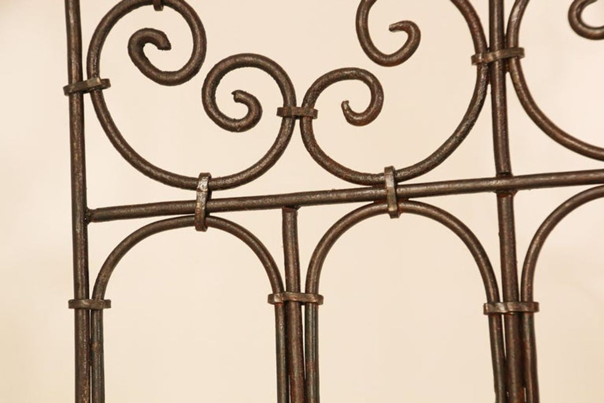 Hand Forged Iron Moorish Folding Screen